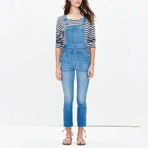 Madewell overalls skinny Hewitt wash pants jeans size small